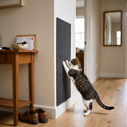 Selvklebende klorematte til katt for vegg med klippbar form