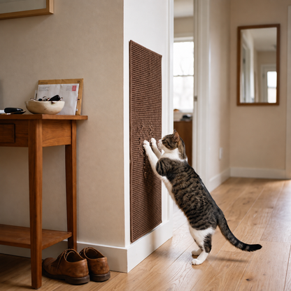 Selvklebende klorematte til katt for vegg med klippbar form
