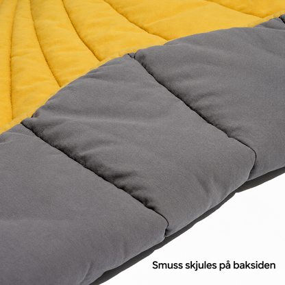 Vaskbart hundepledd for sofa og gulv med bladform