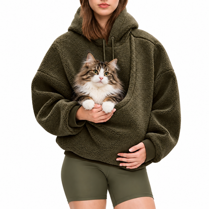 Hoodie med Kenguru-lomme til Hund og Katt
