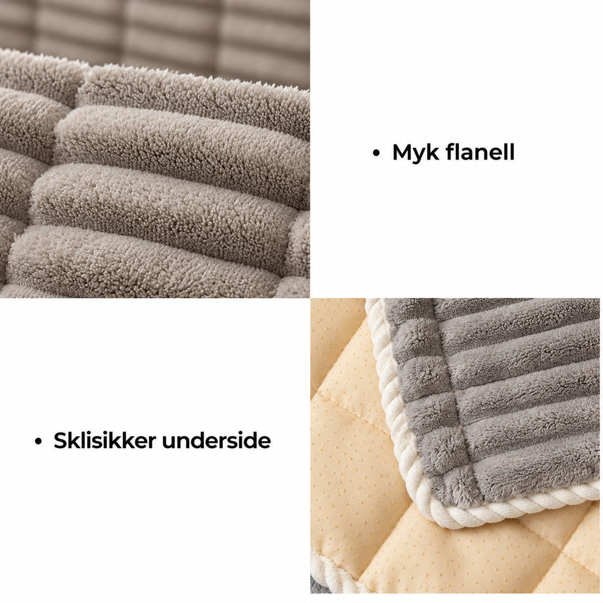 Vanntett sofatrekk for hund og katt med sklisikker bakside