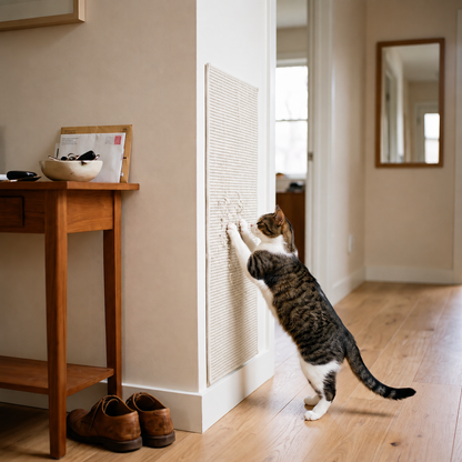 Selvklebende klorematte til katt for vegg med klippbar form