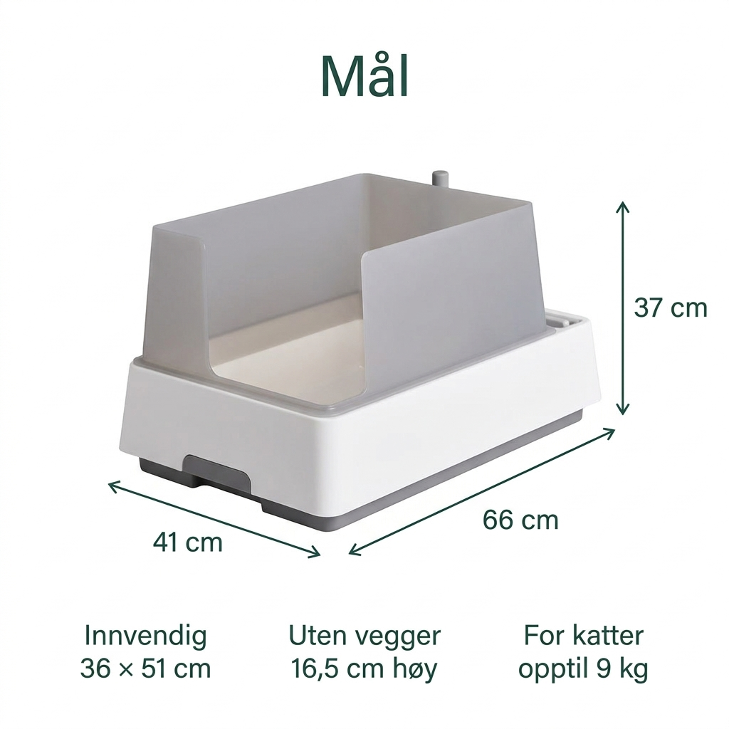 Mål for kompakt kattedo