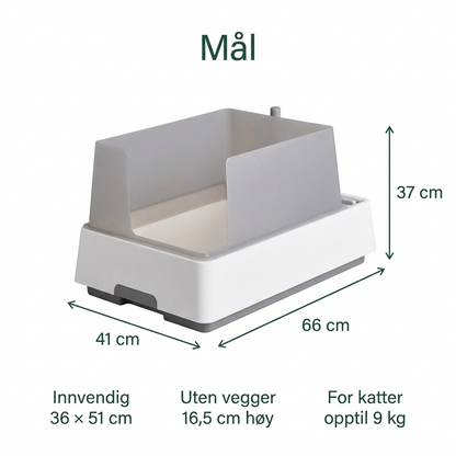 Mål for kompakt kattedo