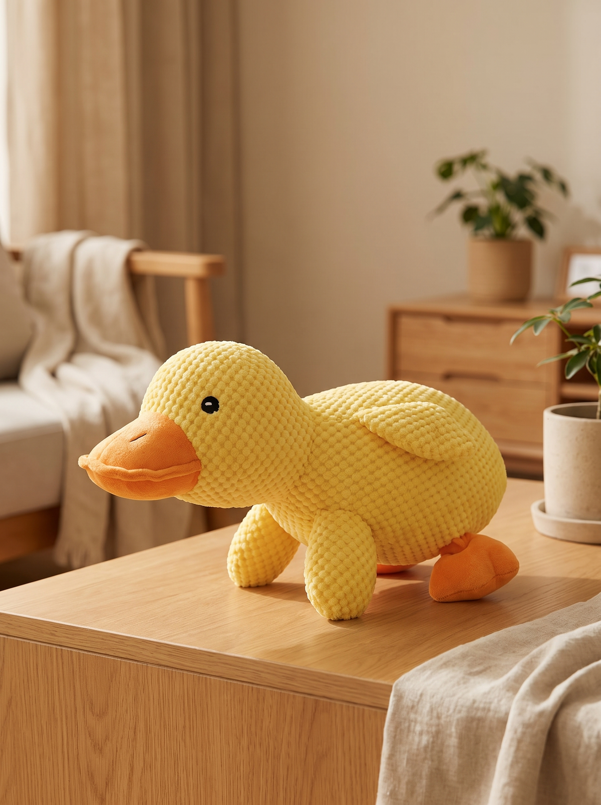 Plysjand til hund, produktbilde