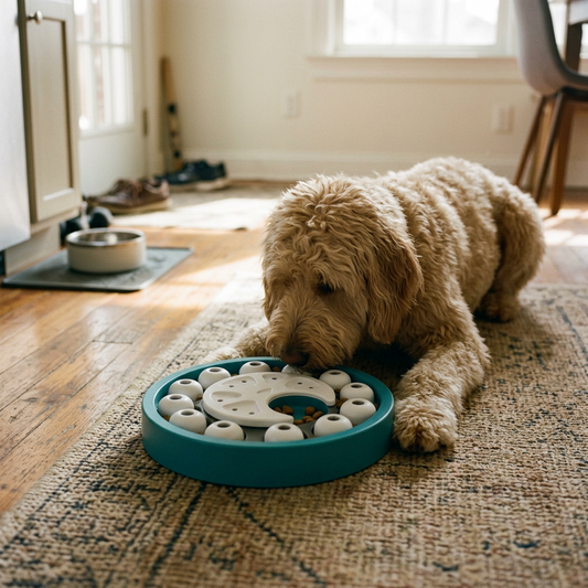 Smart aktivitetsbrett til hund for hjernetrim med 4 nivåer