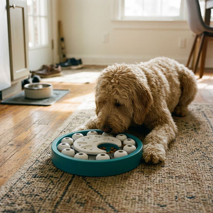 Smart aktivitetsbrett til hund for hjernetrim med 4 nivåer