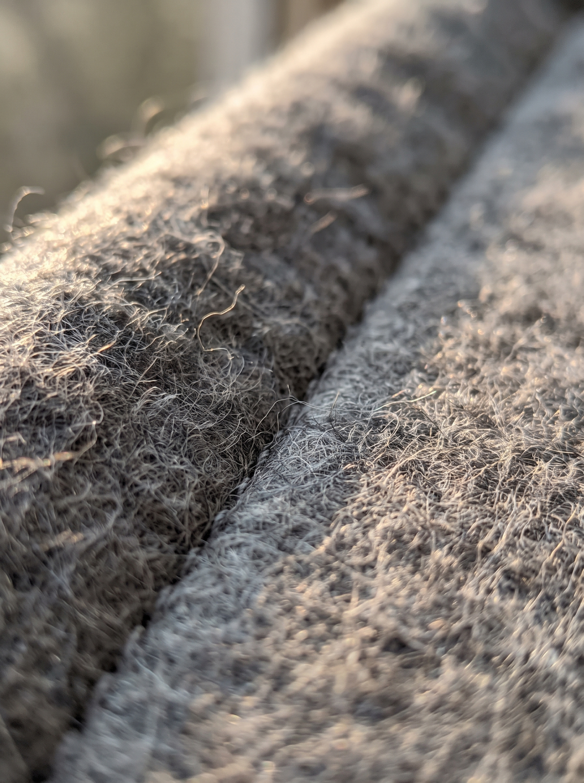 Vindushengekøye for katt detalj av materialet