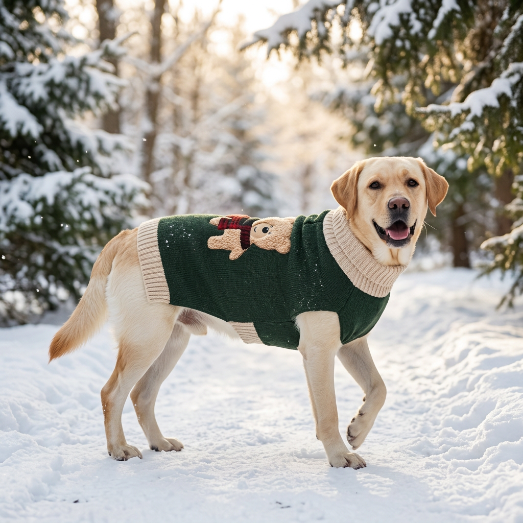 Koselig julegenser til hund - 3XL